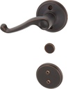 Schlage F94FLA716LH Aged Bronze Flair Lever Left Handed Dummy Interior Pack from The F-Series