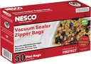 Nesco Vacuum Sealer Pint Zipper Bags - 50 count