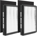 2-Pack IAF-H-100A True Idylis A Replacement Filter, Compatible with FAP-C01-A, Idylis Air Purifiers AC-2119, IAP-10-100, IAP-10-150, IAPC-40-140, Part # 1150096, 2 H13 FILTER + 2 Carbon Pre-filters