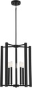 Savoy House 3-7701-5-89 Benson Modern Pendant, 5-Light 300 Total Watts, 20" H x 16" W, Matte Black