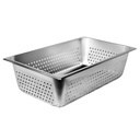 FSE Steam Table Pan Set, Full Size, Perforated, 6" Deep, Anti-Jam, 24 Gauge, 18/8 Stainless Steel, NSF, Dishwasher Safe, (Set of 6)