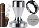 51mm Tamper Espresso Accessories Kit: Espresso Tamper Set, Coffee Tamper Set Barista Tools Coffee Tools | Espresso Kit Fits Espresso Machines of 51mm Portafilters, Tested by Professional Baristas