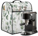 Large Blender Cover Eucalyptus Leaves Stand Dust Covers for Appliance Kitchen Mixer Covers with Top Handle Pockets Waterproof Food Processor Protector Cover for Toaster Coffee