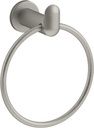 KOHLER Towel Ring by, Bathroom Towel Ring, Kumin Collection, Vibrant Brushed Nickel, K-97898-BN