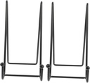 2Pcs Easel Plate Stand Display Holders for Decorative Plates Books More Frame for Home Office Decor