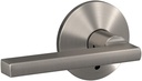 Schlage Custom FC172 LAT 619 KIN Latitude Non-Turning Lever with Kinsler Trim, Satin Nickel