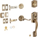 SCHLAGE F62-CAM-FLA-RH Antique Brass Key Lock