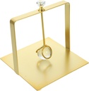 BESTYASH European Style Napkin Holder Gold Napkin Organizer Stand for Kitchen Dining Table Smooth Edged Paper Towel Holder for Restaurant Party Home Cafe Use