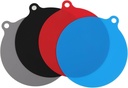 PRETYZOOM 4pcs Silicone Induction Cooktop Mat Heat Resistant Burner Pad for Microwave Oven Non-slip Kitchen Counter Protector Black Red Blue Grey
