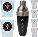 R and R Imports VMI Keydets Officially Licensed Collegiate Barware Set – 7-Piece Cocktail & Whiskey Glass Gift Pack