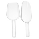 STOBAZA 2pcs Multi-Functional Ice Shovel Flour Scoop Plastic Food Scoop for Ice Cereal Candy