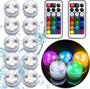 Mini Submersible LED Lights,Small Underwater Tea Lights Candles Waterproof with Remote Battery Operated,RGB Color Changing for Vase Home Party Wedding Table Halloween Pumpkin Centerpieces