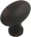 Cosmas 20 Pack 6022ORB Oil Rubbed Bronze Oval Oblong Cabinet Knob