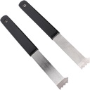 Professional Paver Puller Tool, Galvanized Steel Brick Extractor with Joint Scraper, Landscape Stone Removal Tool