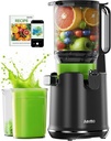 Aeitto Cold Press Juicer with 5.8" Extra Wide Mouth, Juicer Machines, Easy to Clean, Fit Whole Vegetables & Fruits, Professional Slow Masticating Juicers,Self Feeding, High Juice Yield