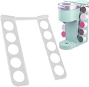 Topyond Coffee Pods Holder for 10 Capsules Coffee Bar Accessories K Cup Holder Organizer Cup Holders Acrylic Side Mount Capsule Storage Organizer Rack for Home Cafe Office