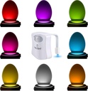 ToiLight The Original Toilet Bowl Night Light. Fun Useful Bathroom Motion Sensor Tech Gadget. Funny Novelty Birthday Gift Idea. Stocking Stuffer for Him Her Guys Men Mom Brother