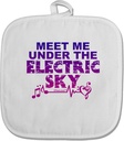 TooLoud Electric Sky Color White Fabric Pot Holder Hot Pad