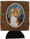 Caroline's Treasures SS8108CC Basenji Can or Bottle Hugger Cooler Washable Drink Sleeve Collapsible Beverage Insulated Holder, Can Hugger, Multicolor