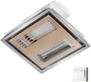 HBJWOV Ceiling Straight-row Exhaust Fan Installation High-Power Fume Pumping Ventilating fan bathroom Louver Ventilator