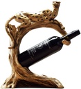 Wine Rack Wine Storage Holder Retro Cheetah Wine Rack Decoration Home Kitchen Restaurant Resin Wine Cabinet Display Countertop Cabinet Cellar Wine Storage