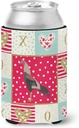 Caroline's Treasures CK5265CC Kulang Chicken Love Can or Bottle Hugger, Red Cooler Washable Drink Sleeve Collapsible Beverage Insulated Holder, Can Hugger, Multicolor