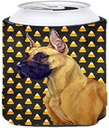 Caroline's Treasures LH9051TBC Great Dane Candy Corn Halloween Portrait Tall Boy Hugger Can Cooler Sleeve Hugger Machine Washable Drink Sleeve Hugger Collapsible Insulator Beverage Insulated Holder