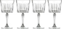 Barski Cocktail - Gin & Tonic Glass - Wine Goblet - Red Wing Glass - Belle Coupe - Water Glass - Set of 4- Large Stemmed Glasses - Designed Glassware Set - 16.9 Oz. - Made in Europe