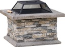 Christopher Knight Home Crestline Outdoor Fire Pit, Natural Stone