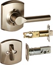 Schlage Lock Company F59BRW619GRW Broadway Lever Single Cylinder Interior Pack with Decorative, Satin Nickel