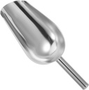 Cabilock 1Pc Stainless Steel Ice Scoop Multifunctional Grain Shovel for Rice Flour Candy Beans and Crushed Ice Wear Resistant Food Shovel for Home