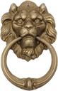 Door Knocker Door Knocker for Front Door Door Knock Vintage Brass Casting Lion Head Classical Door Handle Villa Courtyard Ring Knocker Unique