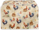 Chicken Pattern Two Slice Toaster Cover, Kitchen Small Appliance Covers Home Table Decoration Microwave Oven Dustproof Cover Keep From Dirty Stain, Yellow