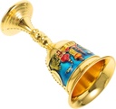 Kichvoe Vintage Style Embossed Metal Goblet Creative Alloy Wine Cup for Home Office Restaurant Party Use Elegant Decorative Drinking for Wine Juice Ice and More