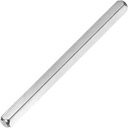 1-Pack Door Knob Spindle, 5 x 0.3 Inch/ 120 x 8 mm Iron Square Spindle Replacement Door Handle Parts for Most Mortise Type Door Knobs, Door Lock Replacement Parts [Silver Tone]