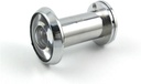 Metal 220 Degree Angle Door Viewer Peephole w Cover 35-55mm