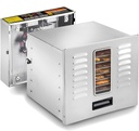 STX International Dehydra 1200W-XLS Food Dehydrator | Commercial Stainless Steel | Digital Controls | 10 Trays | 2 Food-Safe Mats | 1200 Watts | 97–165°F Temperature Range | 15-Hour Timer | Jerky Safe