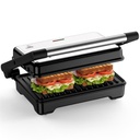 Panini Grill Press, 1200 W Sandwich Maker, Panini Maker with Non-Stick Coated Cast Aluminum Plates, Fits 2 Slices of Bread, 180-Degree Opening, Easy to Clean,Versatile Use