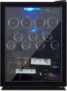 16 Bottle Wine Fridge, Small Wine Cooler Temperature Adjustment Range 40~61°F, Mini Wine Refrigerator Freestanding for Home Kitchen Office Bar, Wine Cellar for Red, White and Champagne