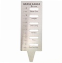 Grass Gauge Gardening Weeding Ultimate Lawn Tool Yard Landscaping Plant Growth Height Measurement Stainless Steel Ruler Gift for Lawn Enthusiast, Dad and Friends