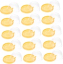 Veemoon 100pcs Egg Yolk Packaging Box Cake Carrier Dome Box for Mooncakes and Desserts Random Color