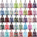 Geyee 40 Pcs Grocery Reusable Shopping Bag Bulk Foldable Kitchen Waterproof Heavy Duty Tote Handle for Gift Party Purse