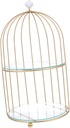 Elegant Birdcage Dessert Stand for Weddings and Parties Double Cupcake Display Rack Decorative Organizer for Cakes and Treats Vintage Design Random Style