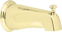 Moen 3808P Monticello Replacement Tub Diverter Spout 1/2-Inch Slip Fit Connection, Polished Brass