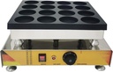 Commercial Red Bean Cake Pancake Machine Electric 16pcs Round Waffle Maker Non-Stick Red Bean Cake Maker Waffle Iron Stainless Steel Adjustable Temperature