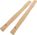 2pcs Ergonomic Design Hammer Handle Wood Handle Replacement for Hoe Garden Hoe Easy to Install