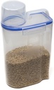 Rice Food Storage Containers Lid Airtight Measuring Cup Container Dry Pour Spout 16 Cups Exultimate