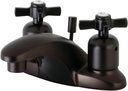 Kingston Brass FB8625ZX 4 in. Centerset Bathroom Faucet, Oil Rubbed Bronze