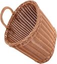 OUNONA Woven Hanging Basket for Kitchen Storage Elegant Wall Mounted Sundries Basket for Onions Ginger Garlic Eggs Home Decor present Option