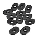 uxcell Centered Hole Sliding T-Nuts, 10Pcs 1/4"-20 Carbon Steel Zinc-Plating Nuts for T Track Extrusions